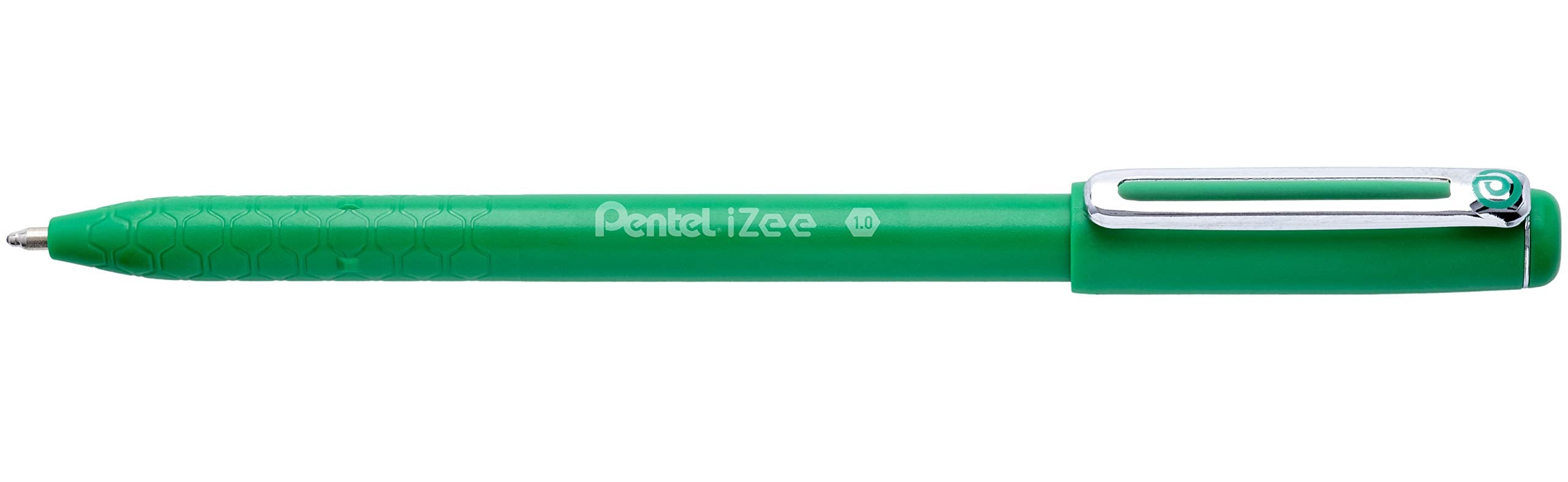 Pentel iZee 1.0mm Ballpoint - Green Ink - Pack of 12