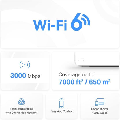 Mercusys AX3000 Mesh WiFi, Whole Home Mesh WiFi Extender Booster Covers up to 650m², Connect up to150 Devices, 160 MHz Channels,Full Gigabit Ports, Dual Band Wi-Fi,Easy App Control, Halo H80X (3-pack)