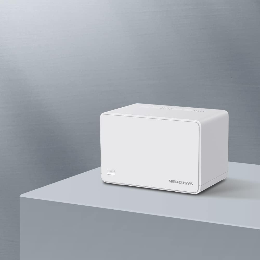 Mercusys AX3000 Mesh WiFi, Whole Home Mesh WiFi Extender Booster Covers up to 650m², Connect up to150 Devices, 160 MHz Channels,Full Gigabit Ports, Dual Band Wi-Fi,Easy App Control, Halo H80X (3-pack)