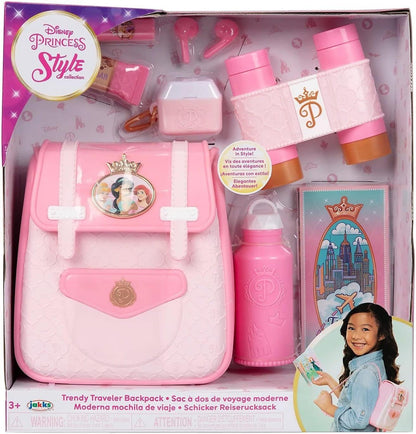 Disney Princess Style Collection Travel Backpack Role Play Toy, Ready for a Trendy Stylish Outdoor Adventure!