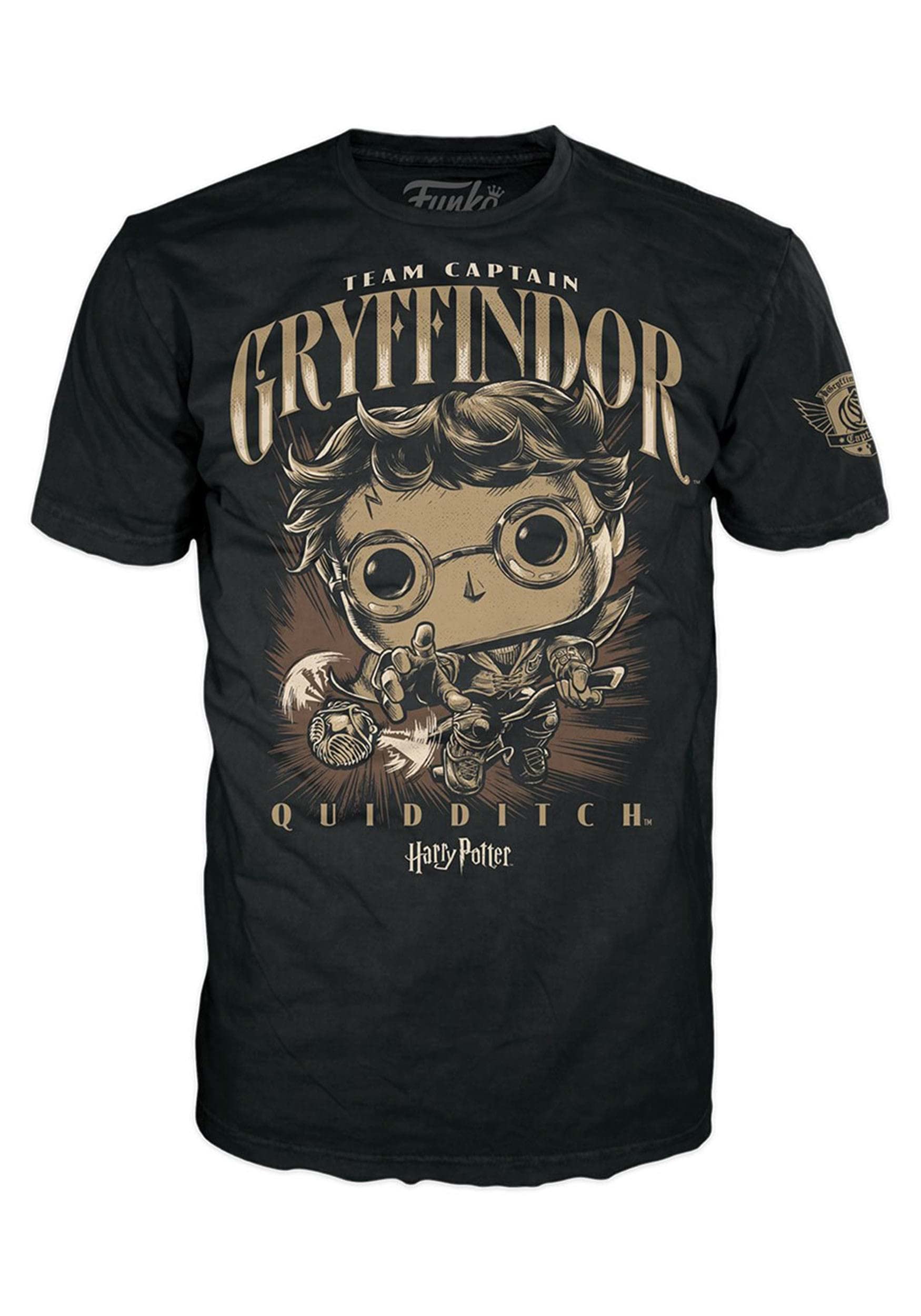 Funko Boxed Tee - Harry Potter - Quidditch Harry - T-Shirt - Kleidung - Geschenkidee - Kurzärmeliges Top Für Erwachsene Männer Und Frauen - Offizielle Handelswaren - Movies Fans