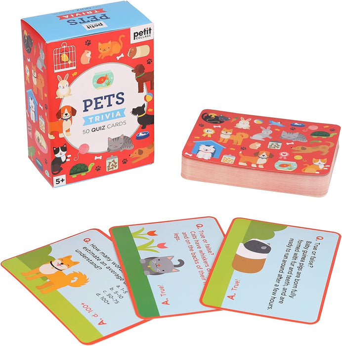 Pets Trivia 50 Quiz Cards