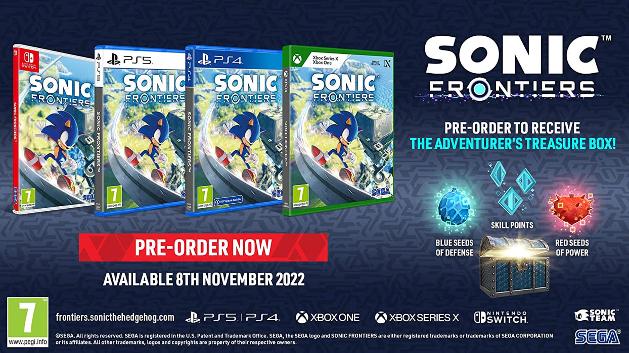 Sonic Frontiers Switch Nintendo Switch Standard Edition