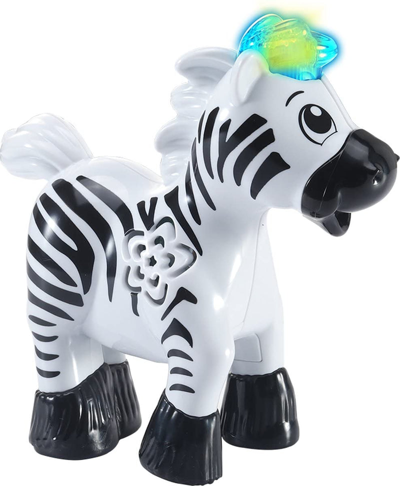 VTech 80-553323 Zouf Animals - Zayn the Fast Zebra - Educational Toy - With Light and Sound Effects - With Happy Reactions - 1 to 5 Years