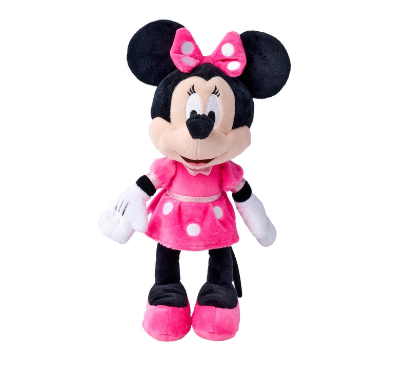Simba Disney Official - DISNEY MICKEY MOUSE REFRESH CORE MINNIE, Pink, white, 25CM