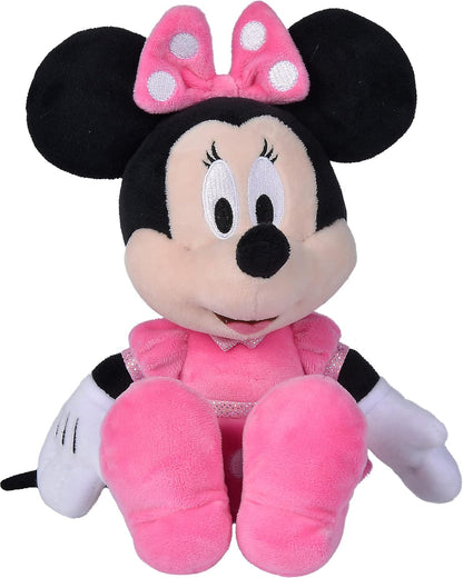 Simba Disney Official - DISNEY MICKEY MOUSE REFRESH CORE MINNIE, Pink, white, 25CM