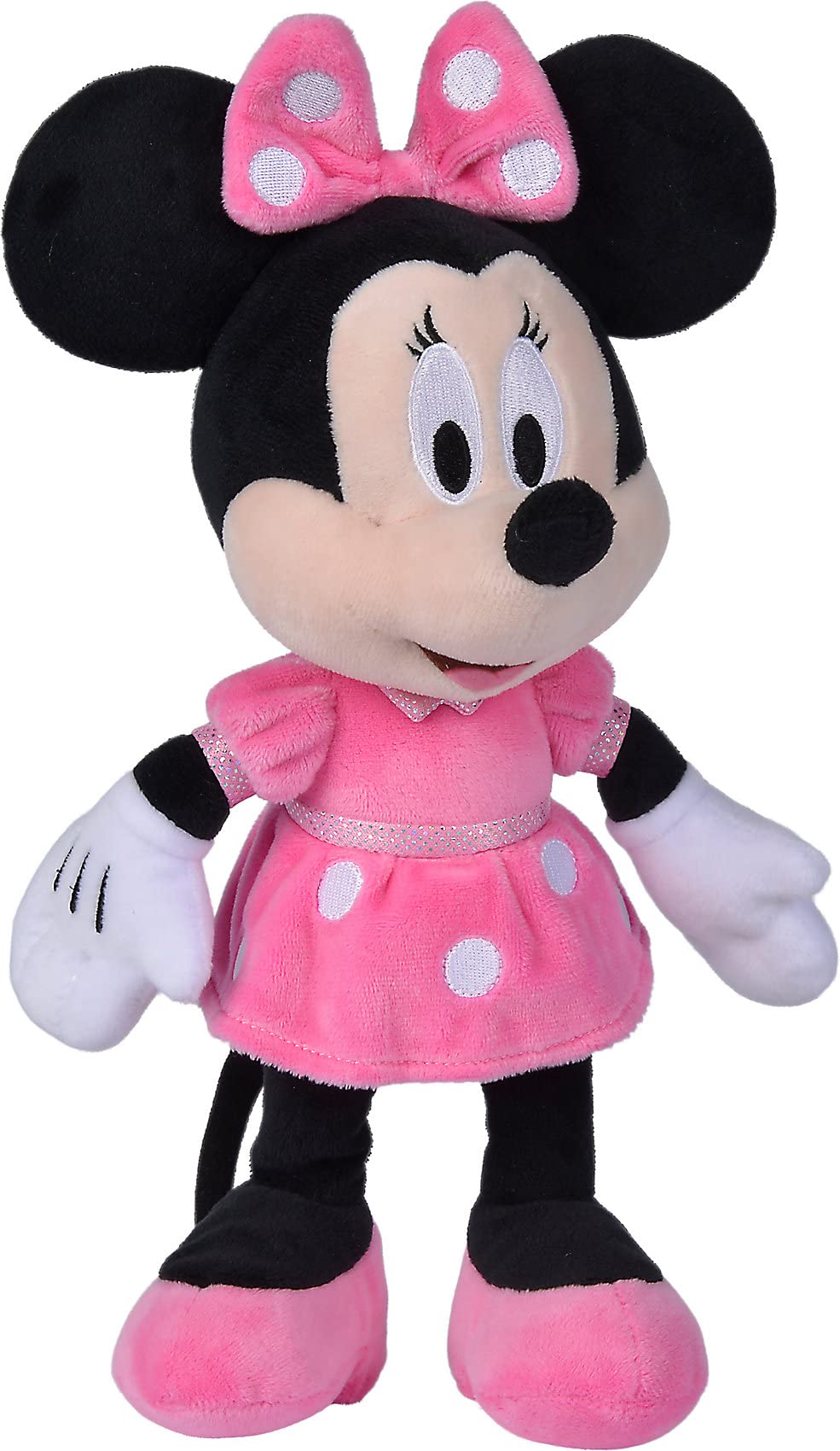 Simba Disney Official - DISNEY MICKEY MOUSE REFRESH CORE MINNIE, Pink, white, 25CM