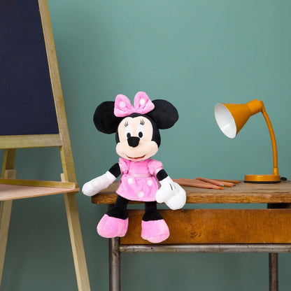 Simba Disney Official - DISNEY MICKEY MOUSE REFRESH CORE MINNIE, Pink, white, 25CM