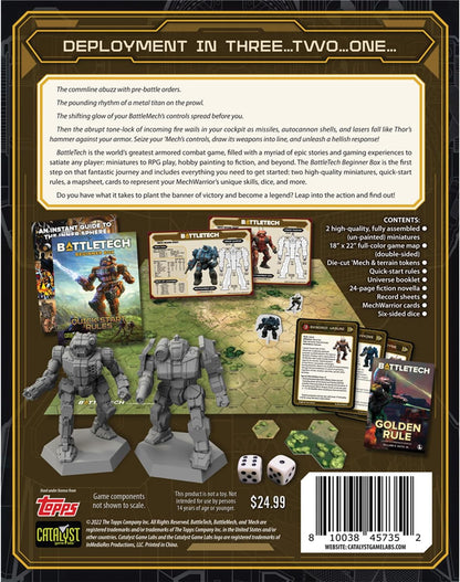 Catalyst Game Labs BattleTech Beginner Box - Your Gateway to The World's Greatest Sci-Fi Miniatures Game Universe