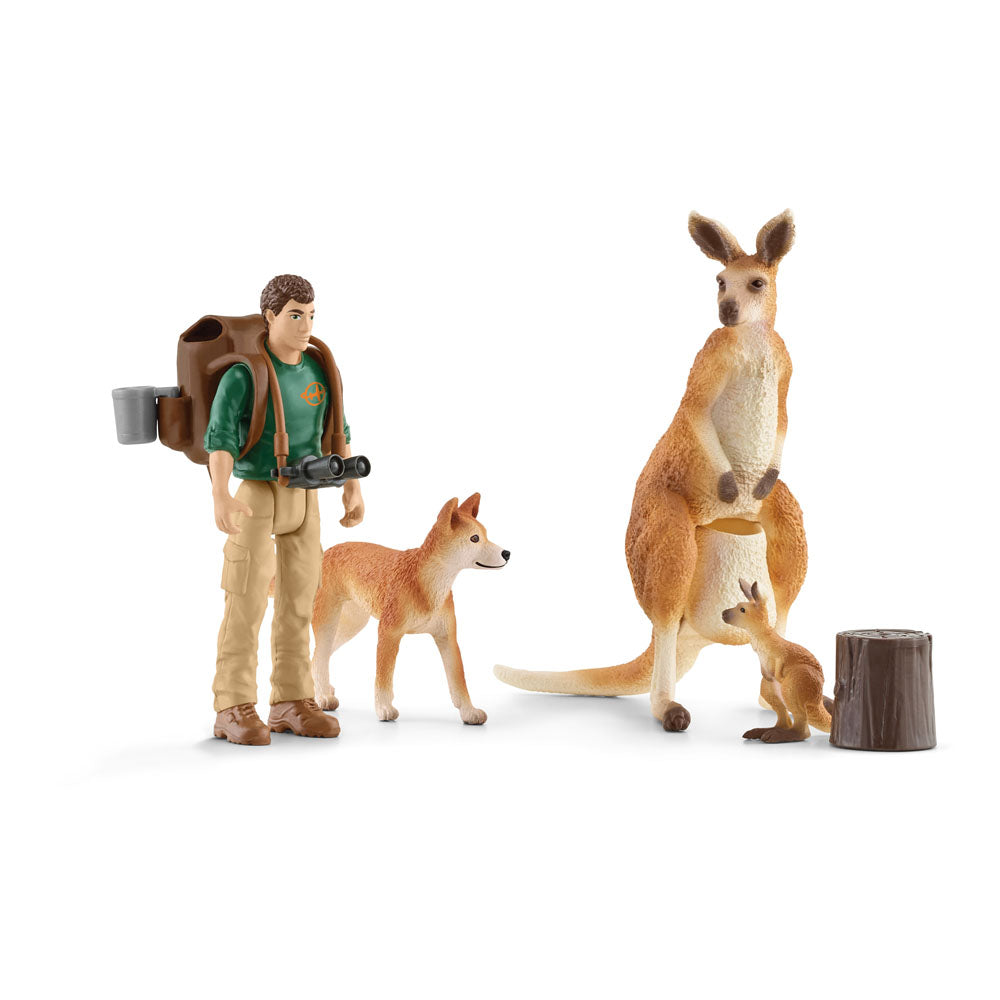schleich 42623 Outback Abenteuer (NatGeo), für Kinder ab 3+ Jahren, WILD LIFE - Spielset