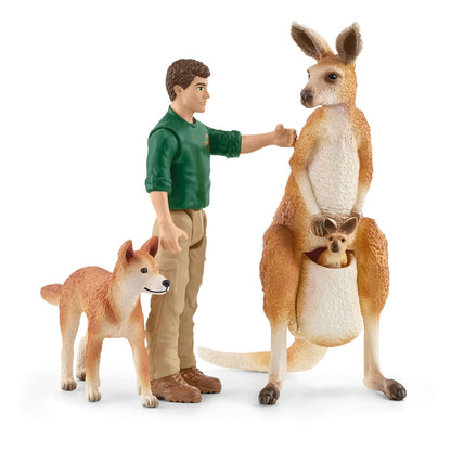 schleich 42623 Outback Abenteuer (NatGeo), für Kinder ab 3+ Jahren, WILD LIFE - Spielset
