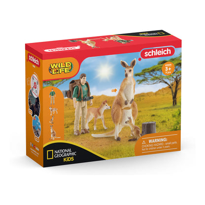 schleich 42623 Outback Abenteuer (NatGeo), für Kinder ab 3+ Jahren, WILD LIFE - Spielset