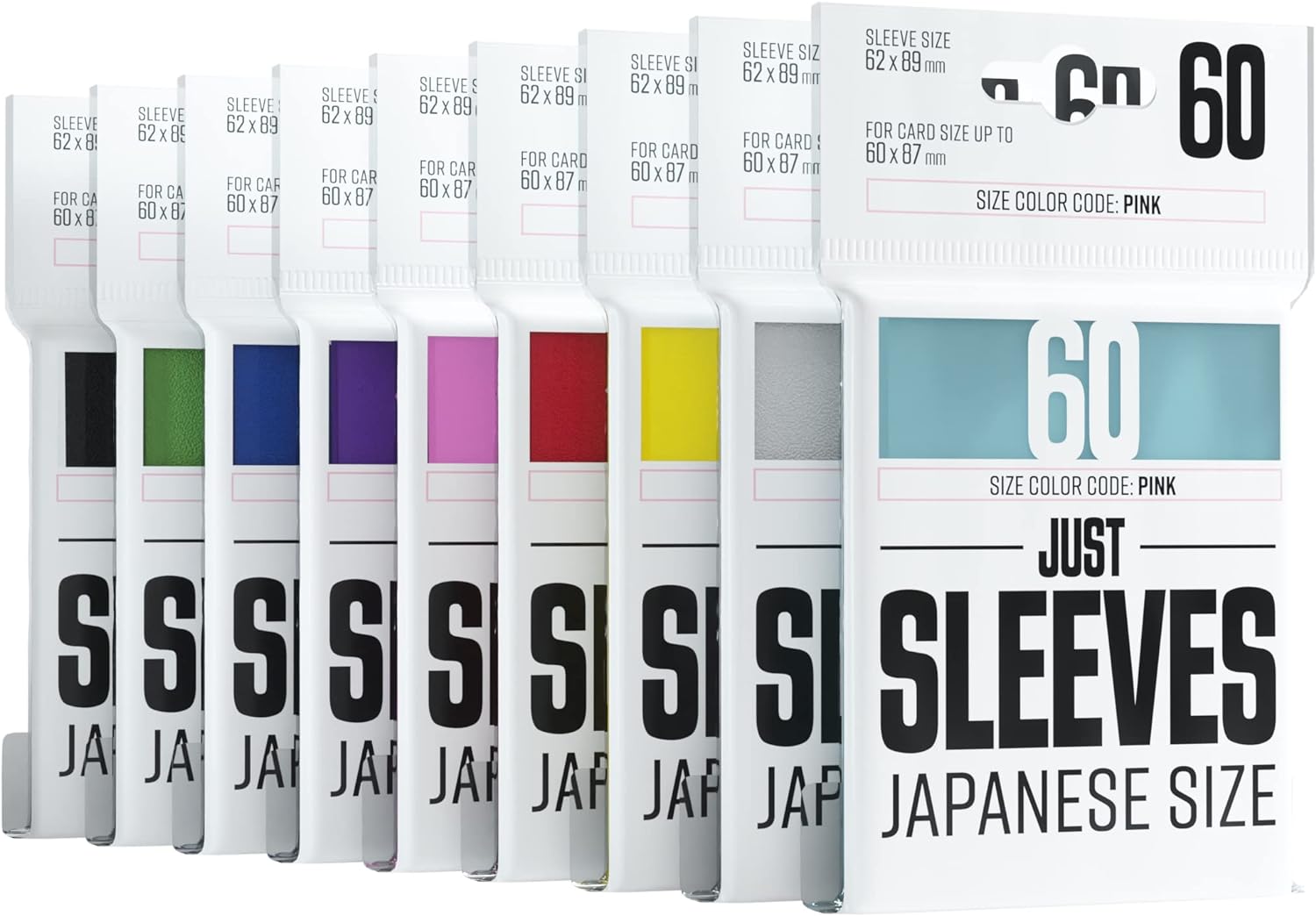 Just Sleeves: Japanese Size Red (60)