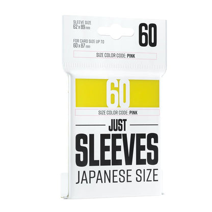 Just Sleeves: Japanese Size Yellow (60)