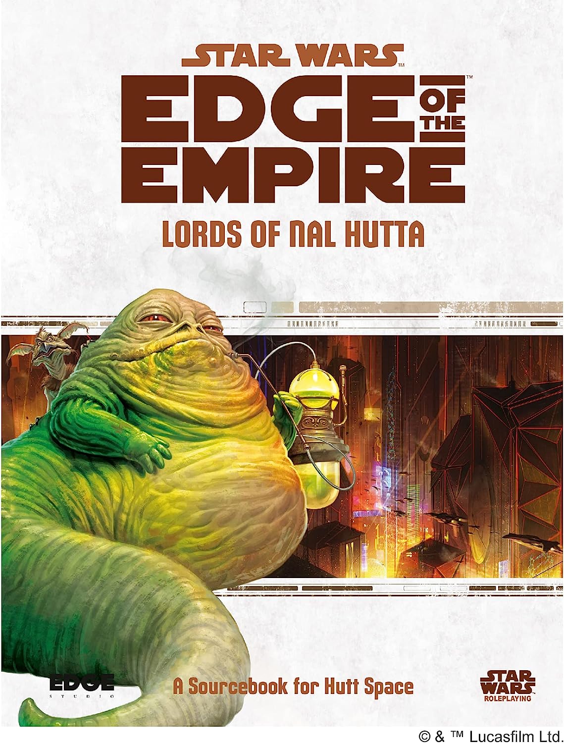 EDGE Studio Star Wars Edge of The Empire Lords of Nal Hutta SOURCEBOOK | Roleplaying Game | Strategy Game for Adults and Kids | Ages 10+ | 3-5 Players | Average Playtime 1 Hour | Made