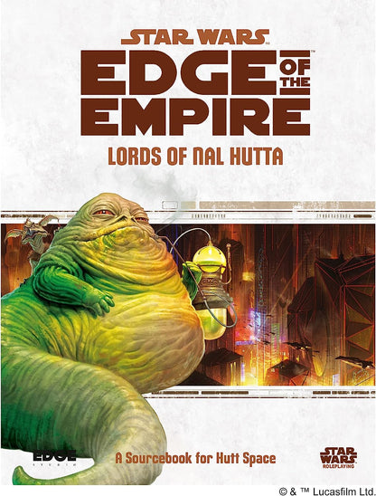 EDGE Studio Star Wars Edge of The Empire Lords of Nal Hutta SOURCEBOOK | Roleplaying Game | Strategy Game for Adults and Kids | Ages 10+ | 3-5 Players | Average Playtime 1 Hour | Made
