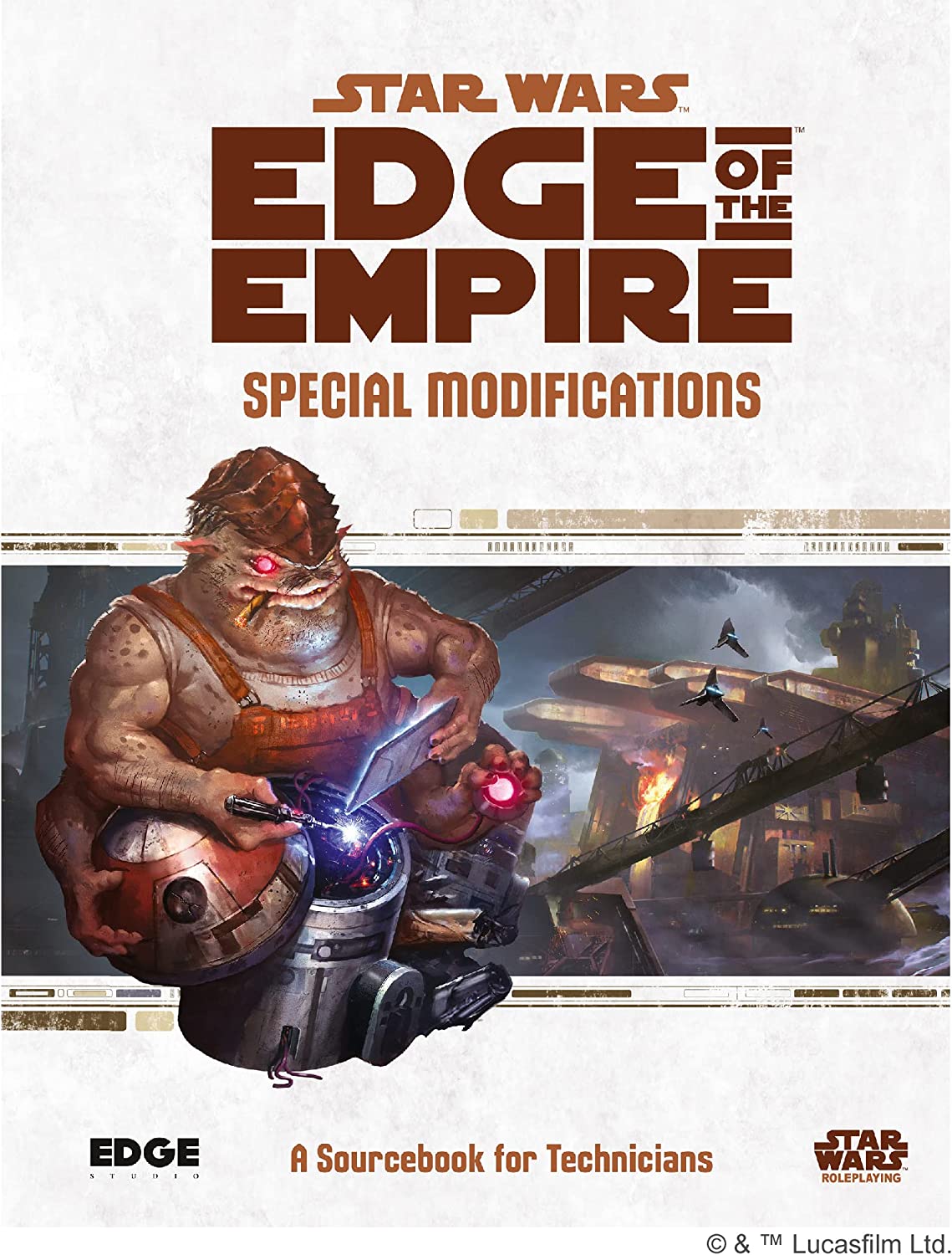 EDGE Studio Star Wars Edge of The Empire Special Modifications SOURCEBOOK | Roleplaying Game | Strategy Game for Adults and Kids | Ages 10+ | 3-5 Players | Avg. Playtime 1 Hour | Made