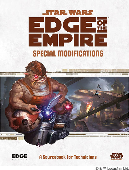 EDGE Studio Star Wars Edge of The Empire Special Modifications SOURCEBOOK | Roleplaying Game | Strategy Game for Adults and Kids | Ages 10+ | 3-5 Players | Avg. Playtime 1 Hour | Made