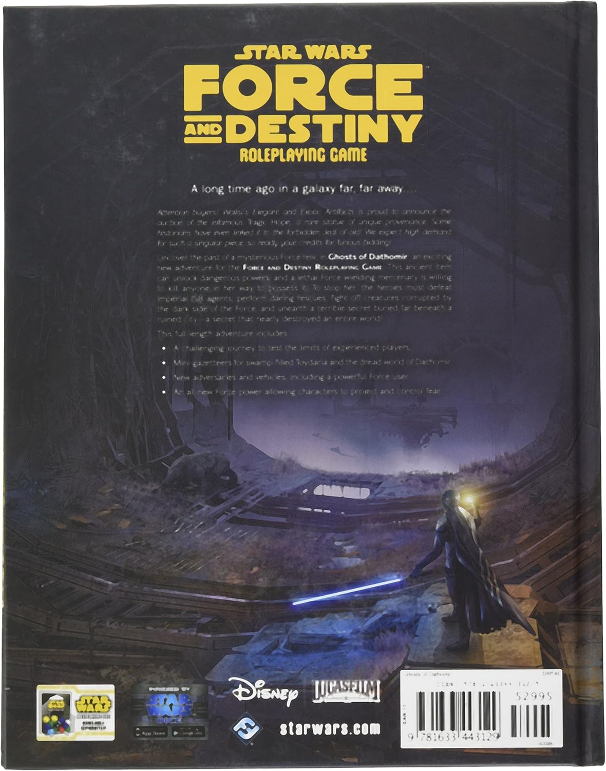 EDGE Studio Star Wars Force and Destiny Game Ghosts of Dathomir Expansion Roleplaying Game Strategy Game for Adults and Kids Ages 10 and up 2-8 Players Average Playtime 1 Hour Made