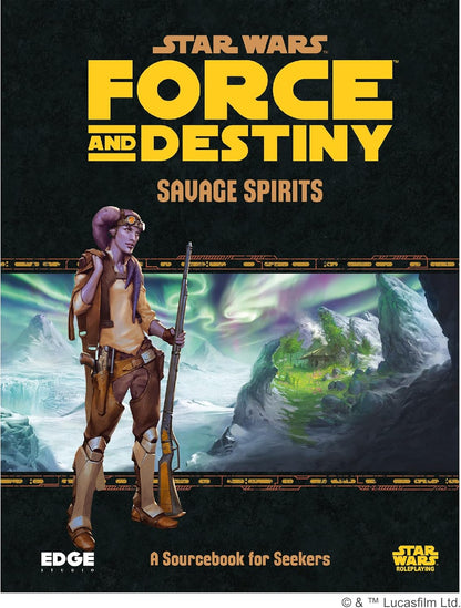 EDGE Studio Star Wars Force and Destiny Game Savage Spirits Expansion ,Roleplaying Game , Strategy Game for Adults and Kids , Ages 10+ ,2-8 Players , Average Playtime 1 Hour ,Made