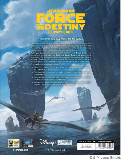 EDGE Studio Star Wars Force and Destiny Game Savage Spirits Expansion ,Roleplaying Game , Strategy Game for Adults and Kids , Ages 10+ ,2-8 Players , Average Playtime 1 Hour ,Made