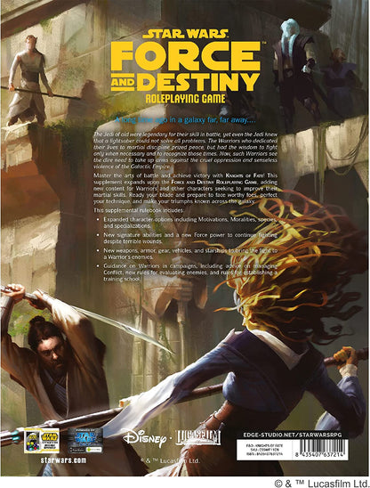 EDGE Studio Star Wars Force and Destiny Game Knights of Fate Expansion Roleplaying Game Strategy Game for Adults and Kids Ages 10+ 2-8 Players Average Playtime 1 Hour Made