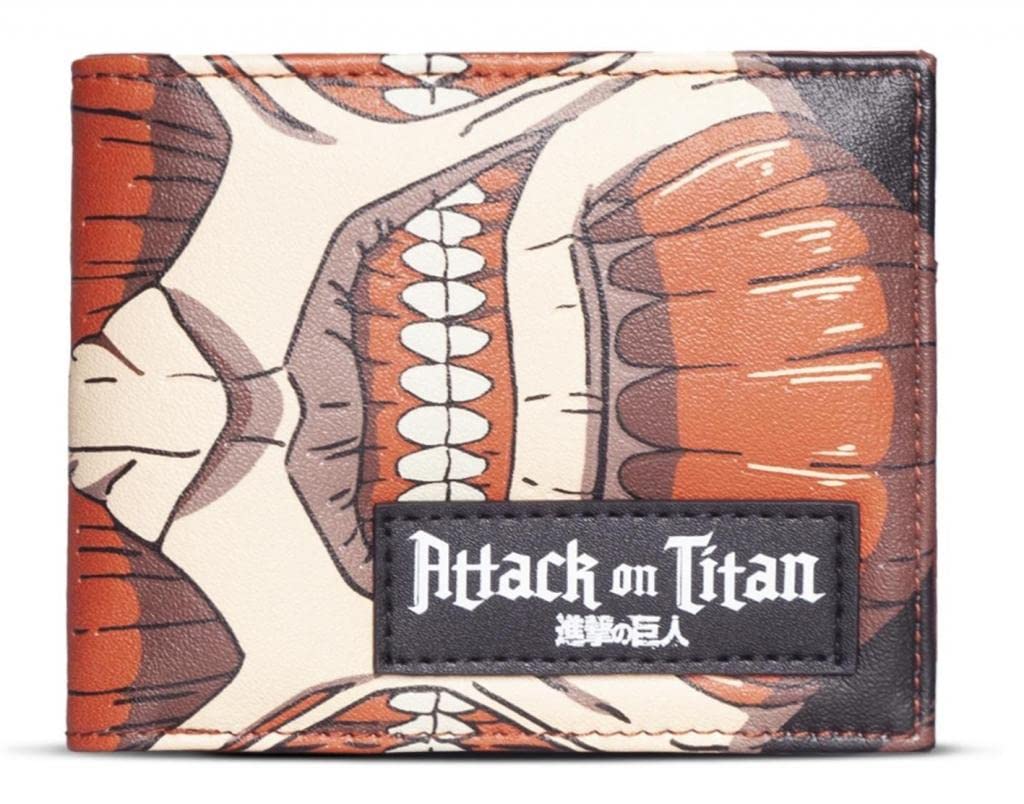 DIFUZED ATTACK ON TITAN - Colossus Titan - Portefeuille à 2 Volets