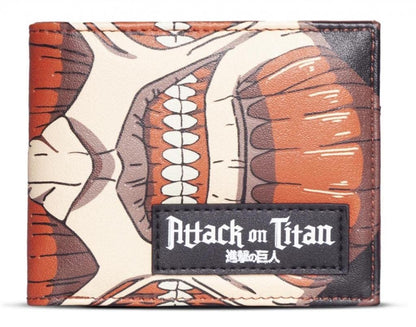 DIFUZED ATTACK ON TITAN - Colossus Titan - Portefeuille à 2 Volets