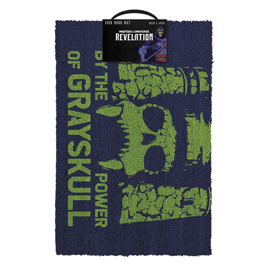 Masters of The Universe Door Mat (Power of Grayskull Design) Coir Doormat, Outside and Inside Door Mat 40cm x 60cm - Official Merchandise