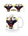 Pyramid MG24981 Mug, Porcelain, 11 Ounces, Multi-Coloured