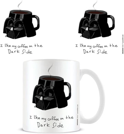 Pyramid International Wars Darth Vader Ceramic Mug in Presentation Gift Box (Dark Side Coffee Design) 11oz Ceramic Mug - Official Merchandise MG26523