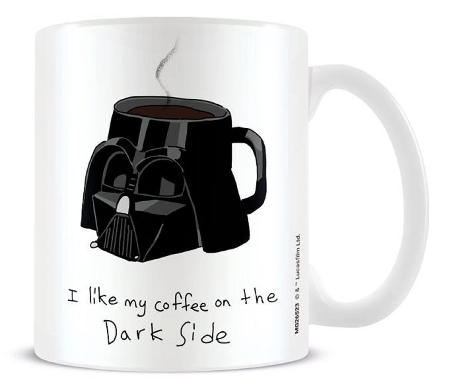 Pyramid International Wars Darth Vader Ceramic Mug in Presentation Gift Box (Dark Side Coffee Design) 11oz Ceramic Mug - Official Merchandise MG26523