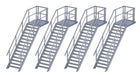 Busch 7758 Metal Stairways (4) Mini Set