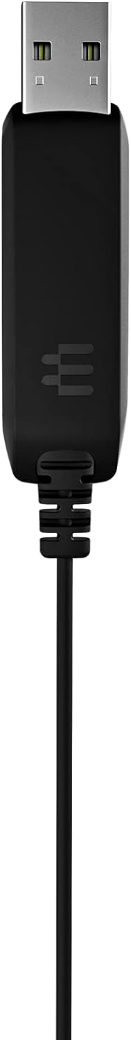EPOS PC 8 USB On-Ear Stereo Headset With In-Line Volume, Mute Control, and Microphone - Noise-Cancellation - Audio - Compatible with Laptop, PC, Mac - Telephony Calls and E-Learning