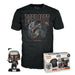 Funko POP! & Tee: Star Wars - Boba Fett - Medium - T-Shirt - Clothes With Collectable Vinyl Figure - Gift Idea - Toys and Short Sleeve Top for Adults Unisex Men and Women - Official Merchandise