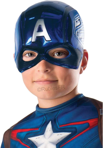 Avengers-39217 Mascara Capitan America Avengers Inf, Multicolor, Talla única (Rubie'S 39217NS