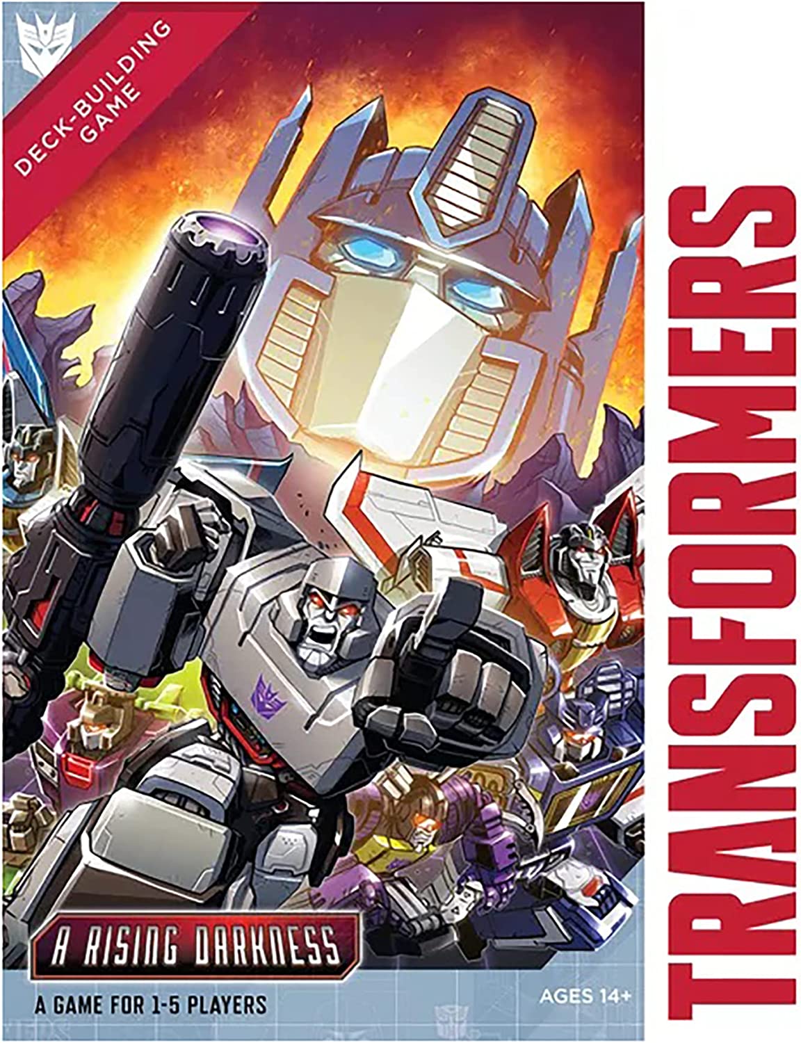Renegade Game Studios Transformers Deck Building Game: A Rising Darkness Expansion - Expansión independiente, a partir de 14 años, 1-5 jugadores, 45-90 minutos