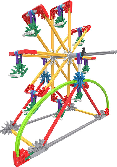 K'nex 80209 Juego de construcción de megamodelos, Conjunto de Aprendizaje Stem de 700 Piezas, Colorido Juguete de construcción de Edificios Modelo 40 para niños de 7 años o más (Multicolor
