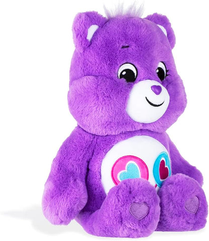 Care Bears | Share Bear 35cm Medium Plush | Collectable Cute Plush Toy, Cuddly Toys for Children, Soft Toys for Girls and Boys, Cute Teddies Suitable for Girls and Boys Ages 4+ | Basic Fun 22063