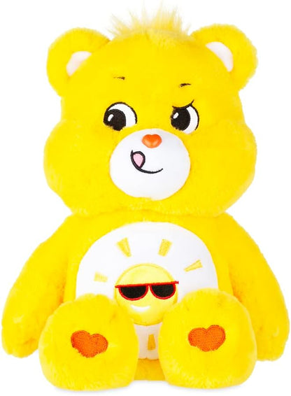 Care Bears | Share Bear 35cm Medium Plush | Collectable Cute Plush Toy, Cuddly Toys for Children, Soft Toys for Girls and Boys, Cute Teddies Suitable for Girls and Boys Ages 4+ | Basic Fun 22063