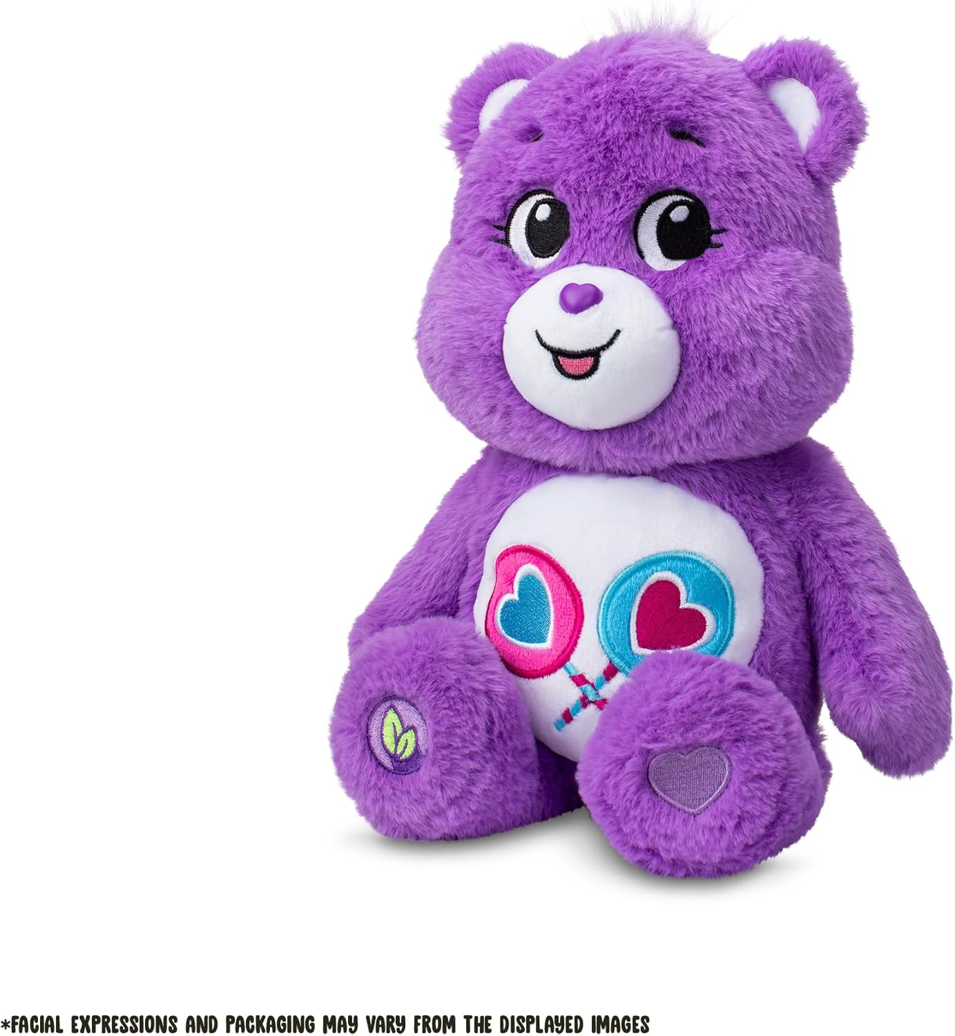 Care Bears | Share Bear 35cm Medium Plush | Collectable Cute Plush Toy, Cuddly Toys for Children, Soft Toys for Girls and Boys, Cute Teddies Suitable for Girls and Boys Ages 4+ | Basic Fun 22063