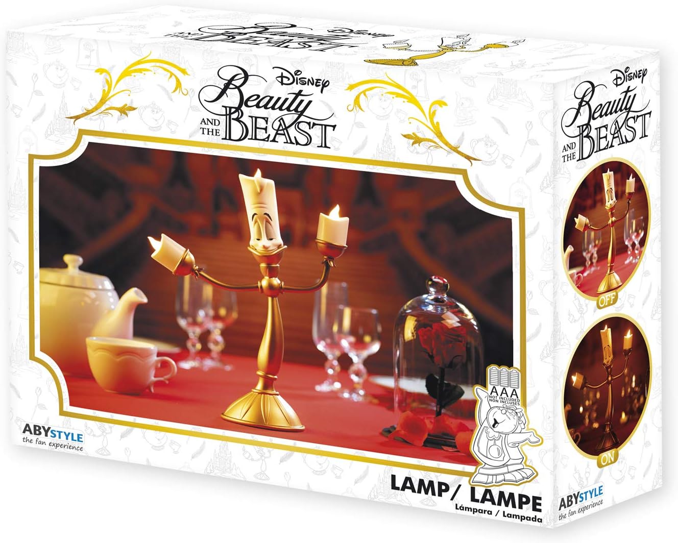 Abysse Disney: Beauty & The Beast - Lumiere Lamp (Abylig016)