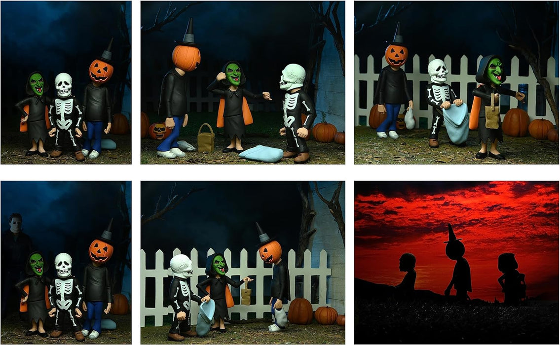 NECA - Halloween 3 Toony Terrors Trick Or Treaters 6 Action Figure 3Pk