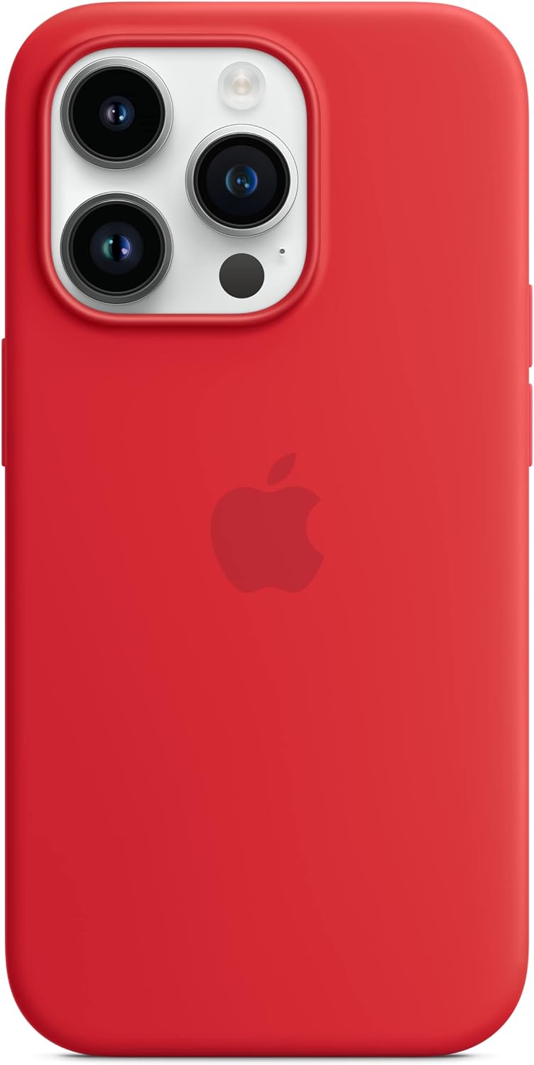 Apple - (Product) Red - Back Cover For Mobile Phone - With Magsafe - Silicone - Red - For Iphone 14 Pro