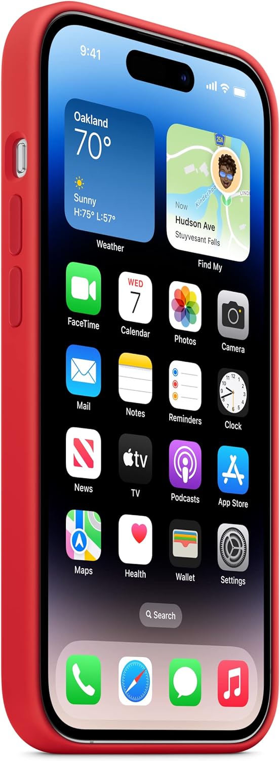 Apple - (Product) Red - Back Cover For Mobile Phone - With Magsafe - Silicone - Red - For Iphone 14 Pro
