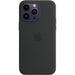 Apple - Back Cover For Mobile Phone - With Magsafe - Silicone - Midnight - For Iphone 14 Pro Max