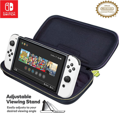 Game Traveler Splatoon 3 - Custodia Switch Ufficiale Nintendo Morbido Nero per Nintendo Switch