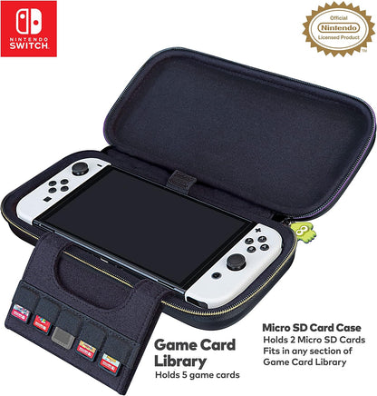 Game Traveler Splatoon 3 - Custodia Switch Ufficiale Nintendo Morbido Nero per Nintendo Switch
