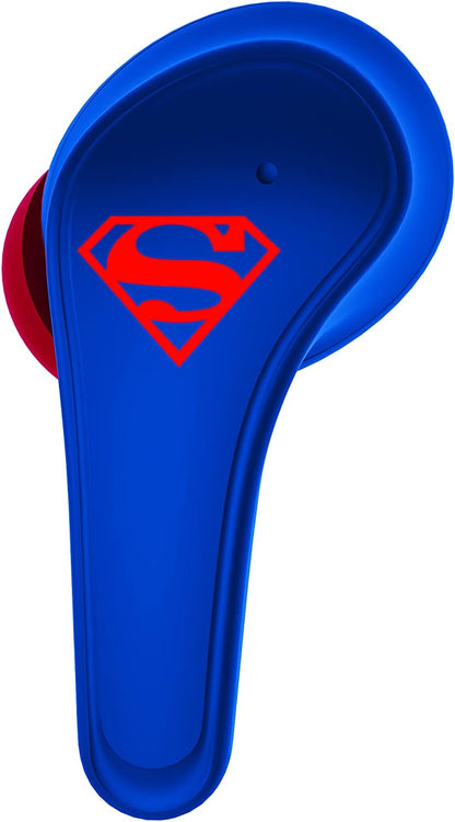 OTL Technologieën Draadloze Bluetooth V5.0 Superman kinderhoofdtelefoon met oplaadbox.