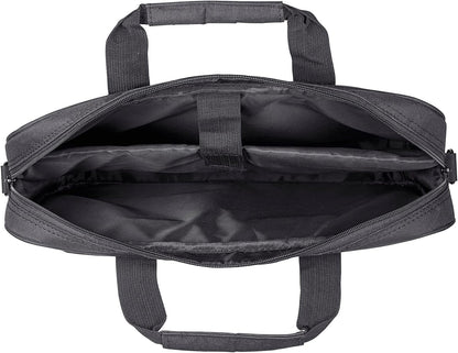 Trust Primo Laptop Bag 16 Inch, Work Bag with Padded Interior, Adjustable Shoulder Strap, Dual Metal Zippers, Messenger Bag for Business, Notebooks, Macbook - Black